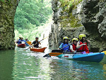 rafting sul lago di Santa Giustina