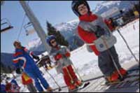 Primi passi sulla neve in Predaia